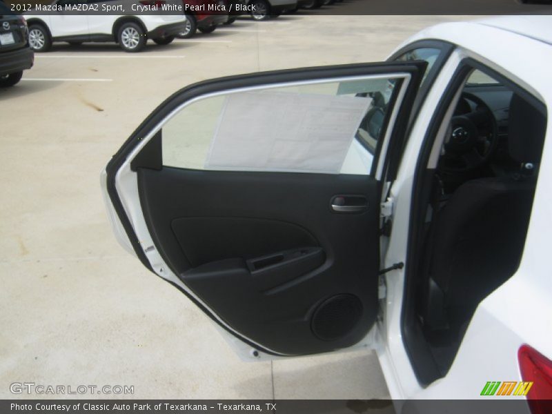 Crystal White Pearl Mica / Black 2012 Mazda MAZDA2 Sport