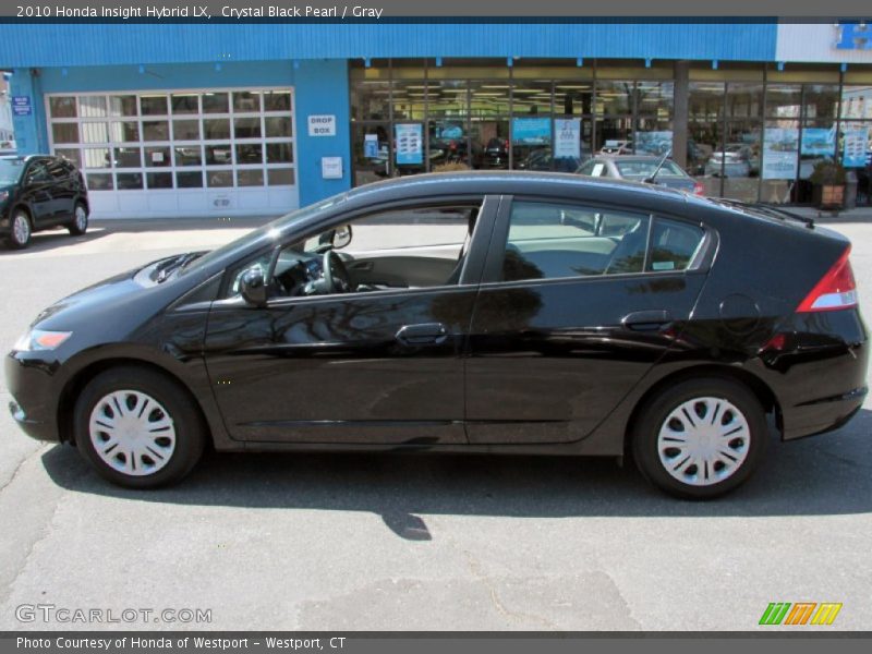 Crystal Black Pearl / Gray 2010 Honda Insight Hybrid LX