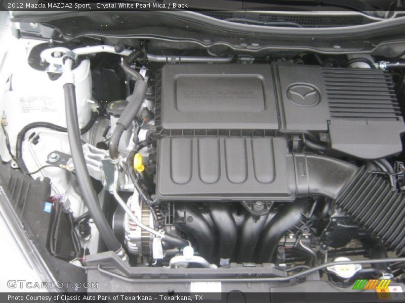Crystal White Pearl Mica / Black 2012 Mazda MAZDA2 Sport