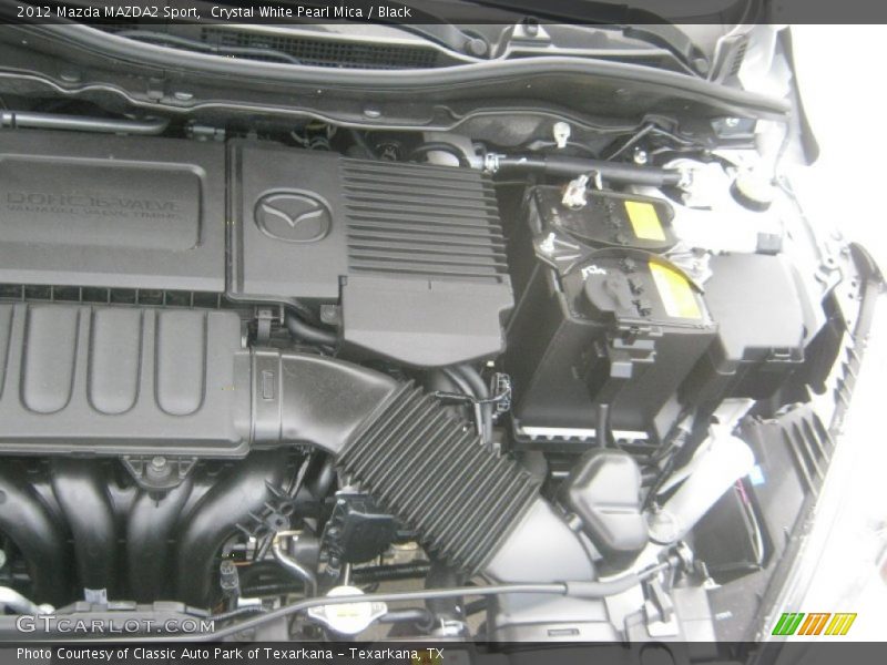 Crystal White Pearl Mica / Black 2012 Mazda MAZDA2 Sport