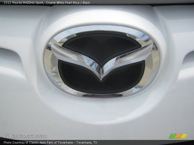 Crystal White Pearl Mica / Black 2012 Mazda MAZDA2 Sport