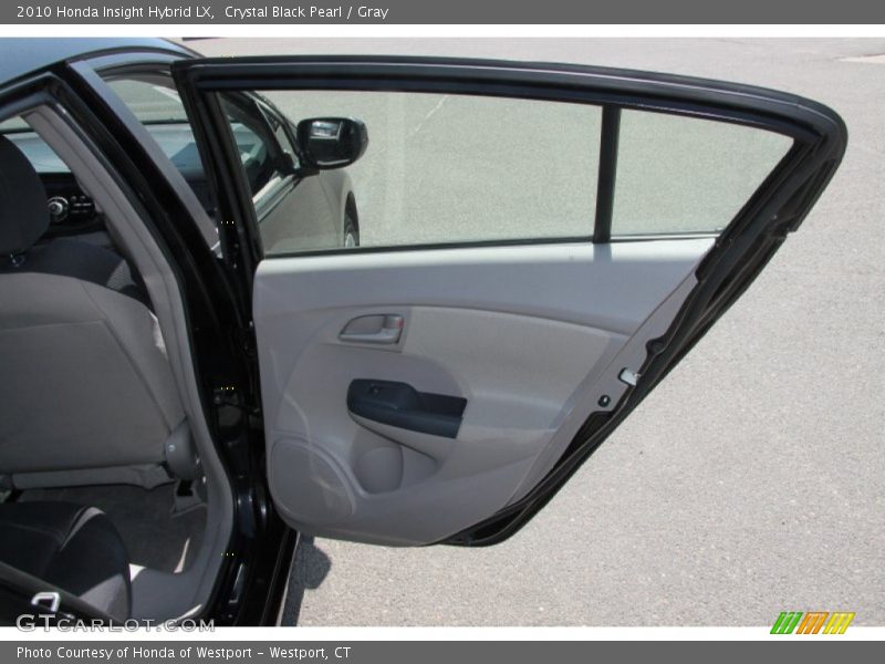 Crystal Black Pearl / Gray 2010 Honda Insight Hybrid LX