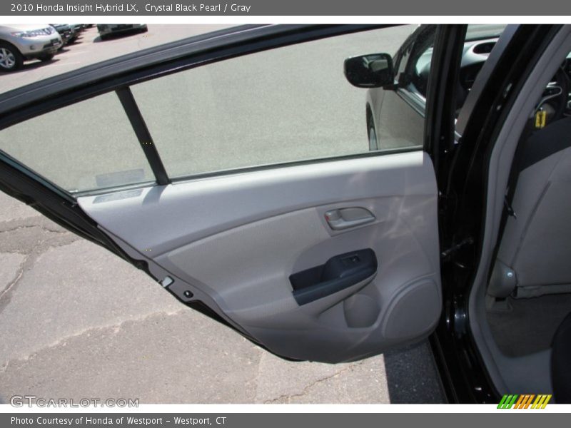 Crystal Black Pearl / Gray 2010 Honda Insight Hybrid LX