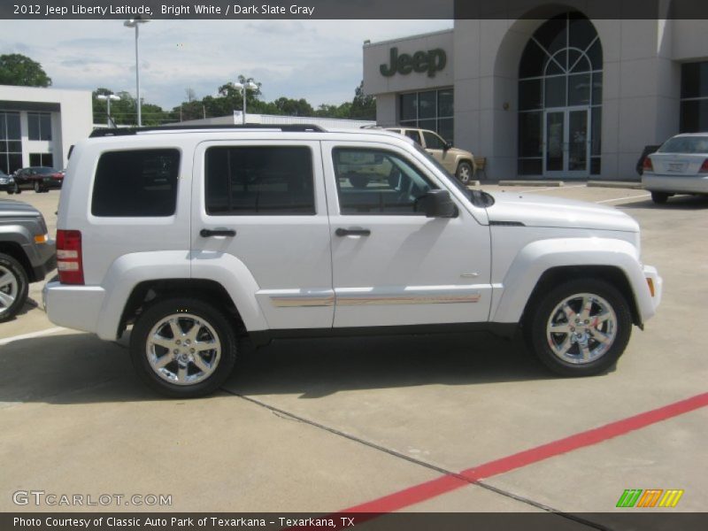 Bright White / Dark Slate Gray 2012 Jeep Liberty Latitude