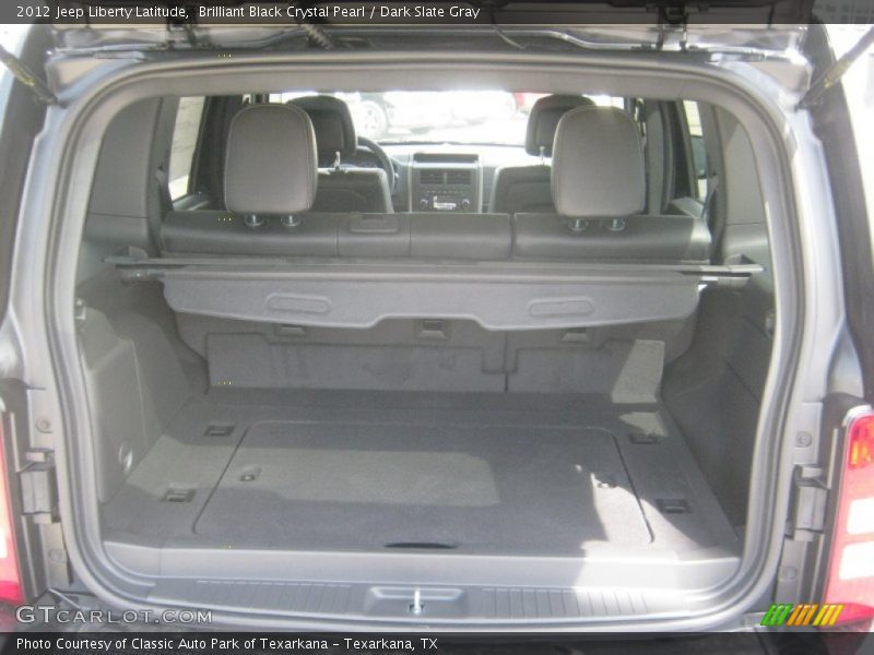 Brilliant Black Crystal Pearl / Dark Slate Gray 2012 Jeep Liberty Latitude