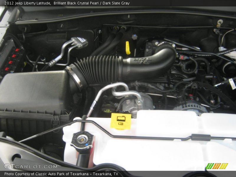 Brilliant Black Crystal Pearl / Dark Slate Gray 2012 Jeep Liberty Latitude