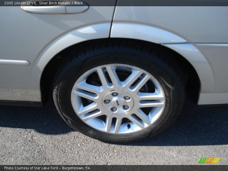 Silver Birch Metallic / Black 2005 Lincoln LS V8