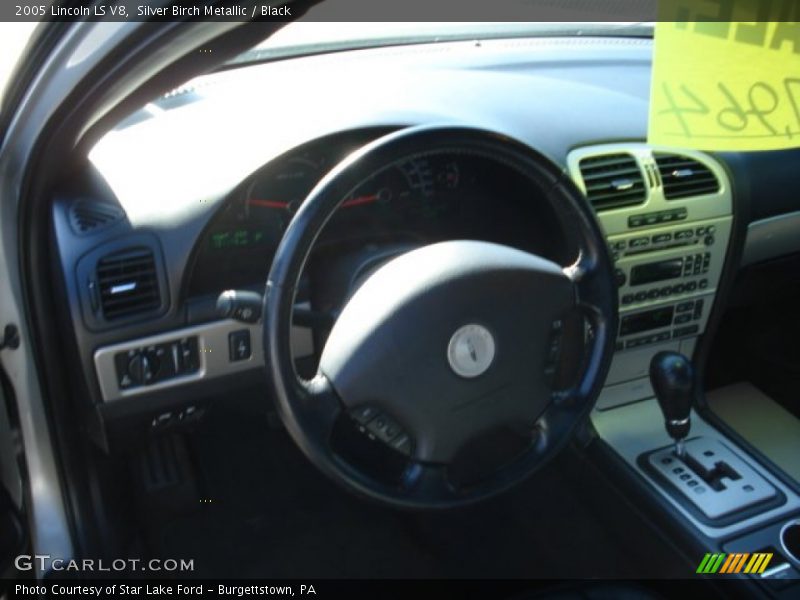 Silver Birch Metallic / Black 2005 Lincoln LS V8