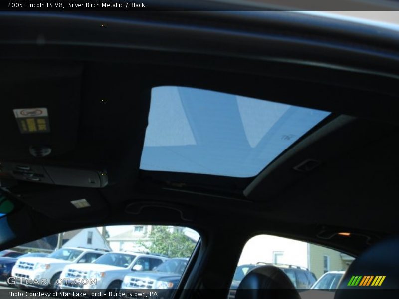 Silver Birch Metallic / Black 2005 Lincoln LS V8