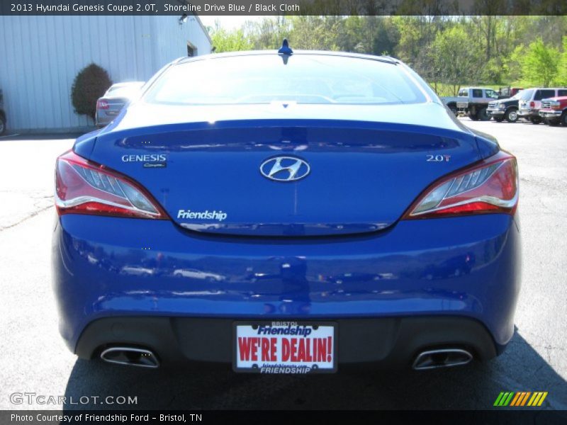 Shoreline Drive Blue / Black Cloth 2013 Hyundai Genesis Coupe 2.0T