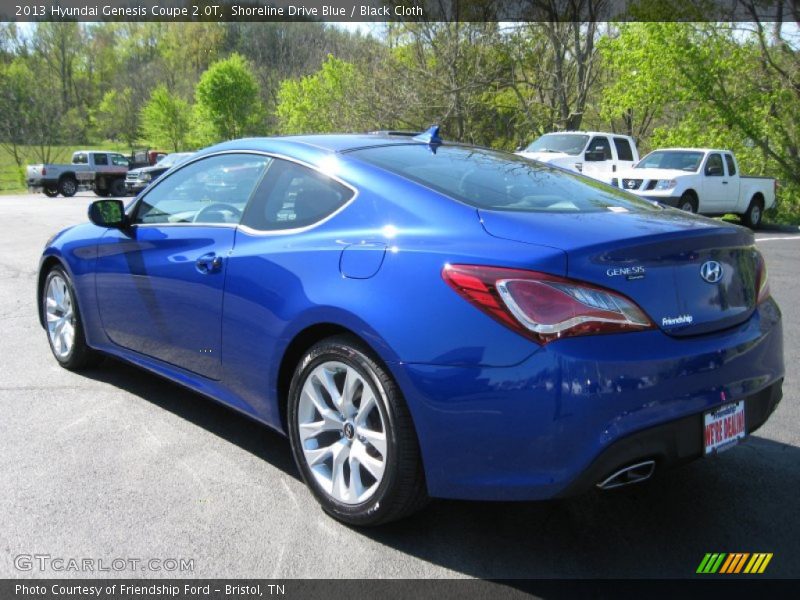 Shoreline Drive Blue / Black Cloth 2013 Hyundai Genesis Coupe 2.0T