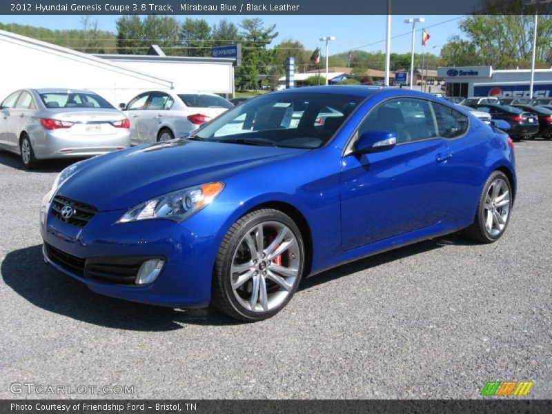 Front 3/4 View of 2012 Genesis Coupe 3.8 Track