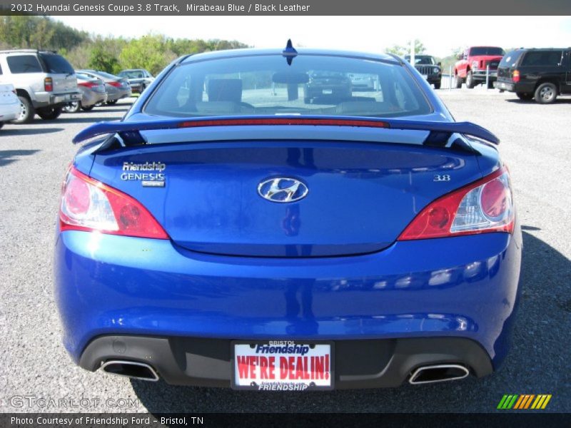 Mirabeau Blue / Black Leather 2012 Hyundai Genesis Coupe 3.8 Track