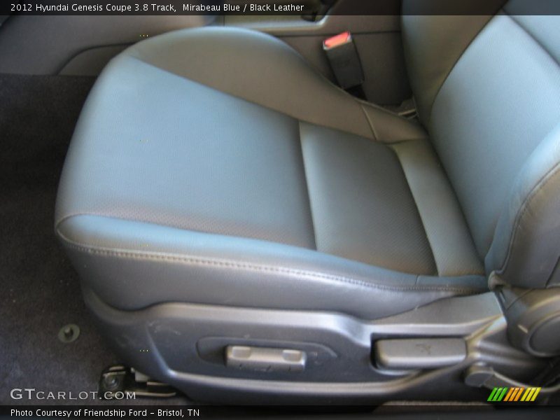 Mirabeau Blue / Black Leather 2012 Hyundai Genesis Coupe 3.8 Track