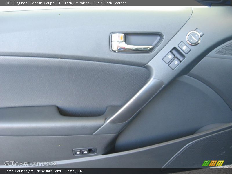 Mirabeau Blue / Black Leather 2012 Hyundai Genesis Coupe 3.8 Track