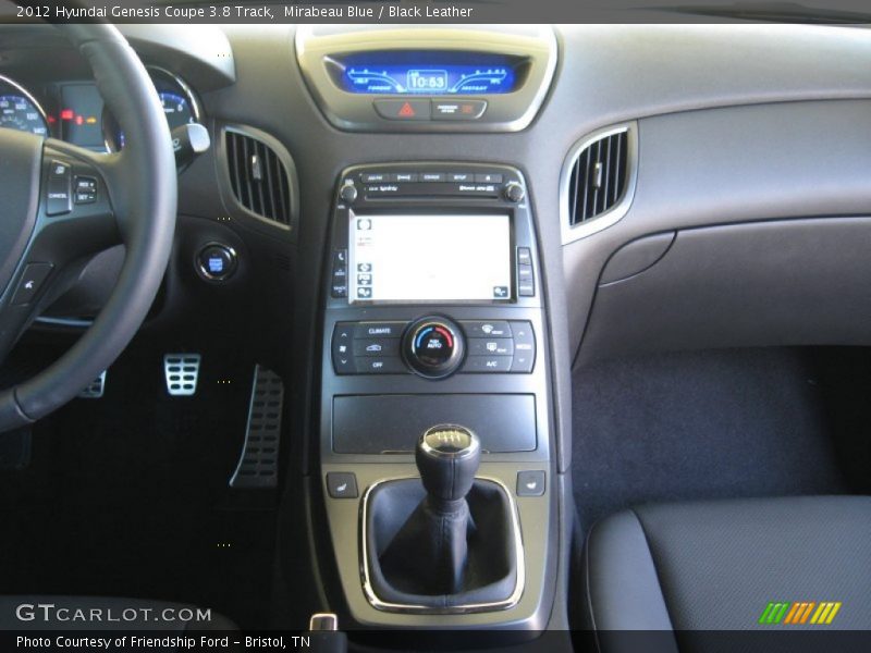 Mirabeau Blue / Black Leather 2012 Hyundai Genesis Coupe 3.8 Track