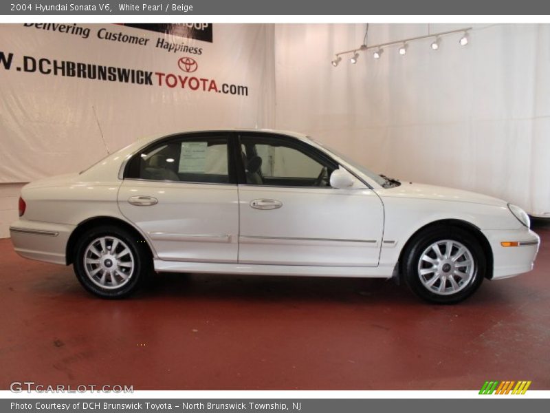 White Pearl / Beige 2004 Hyundai Sonata V6