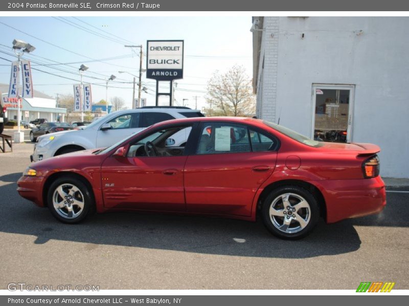 Crimson Red / Taupe 2004 Pontiac Bonneville SLE