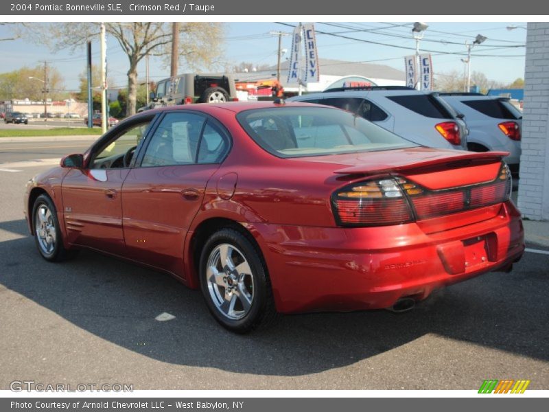 Crimson Red / Taupe 2004 Pontiac Bonneville SLE
