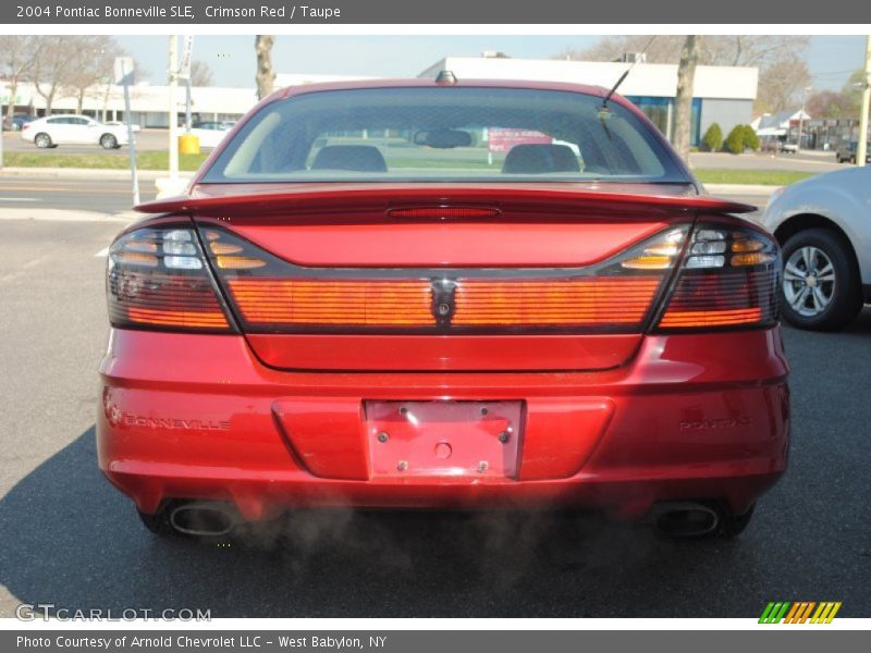 Crimson Red / Taupe 2004 Pontiac Bonneville SLE