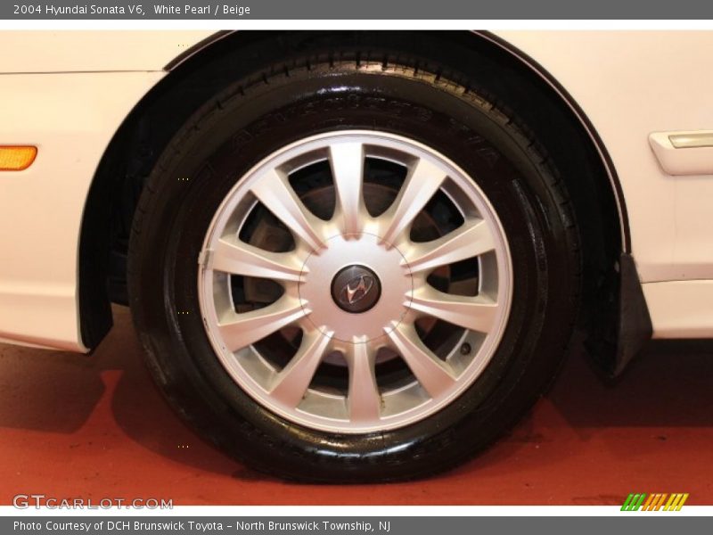 White Pearl / Beige 2004 Hyundai Sonata V6