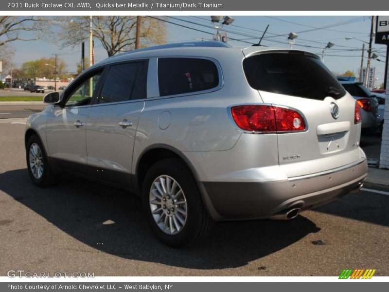 Quicksilver Metallic / Titanium/Dark Titanium 2011 Buick Enclave CXL AWD