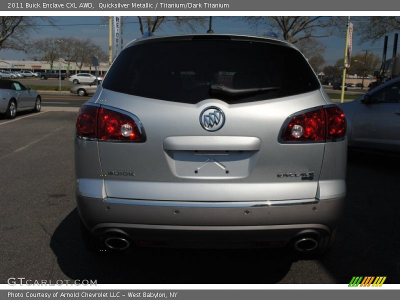 Quicksilver Metallic / Titanium/Dark Titanium 2011 Buick Enclave CXL AWD
