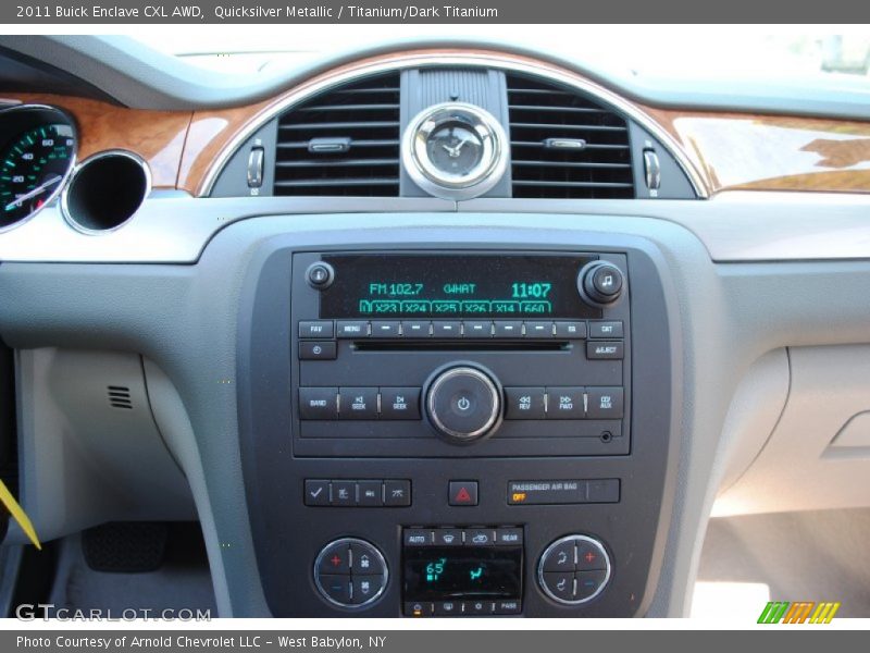 Quicksilver Metallic / Titanium/Dark Titanium 2011 Buick Enclave CXL AWD