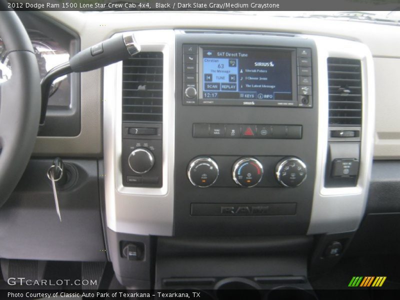 Black / Dark Slate Gray/Medium Graystone 2012 Dodge Ram 1500 Lone Star Crew Cab 4x4