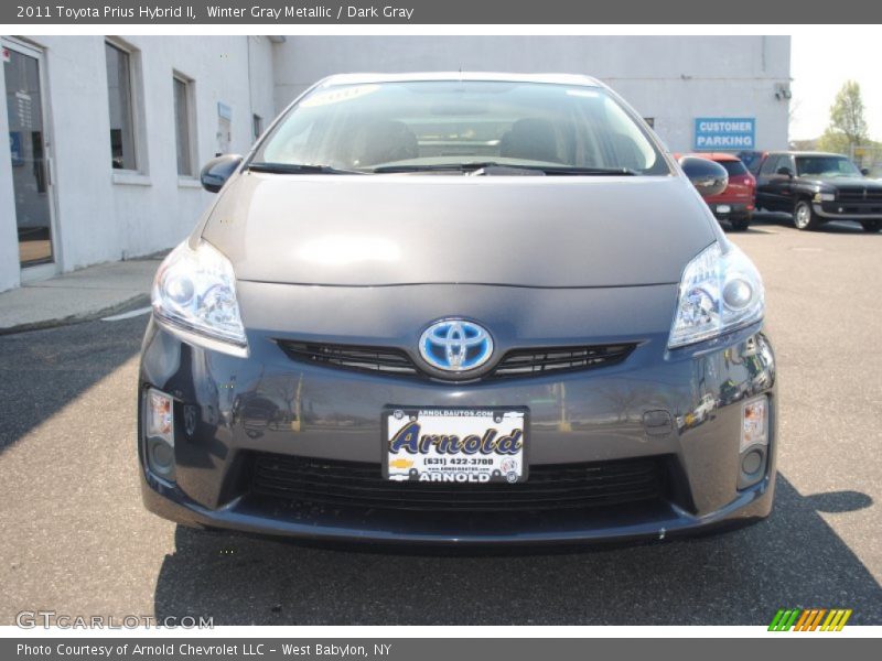 Winter Gray Metallic / Dark Gray 2011 Toyota Prius Hybrid II