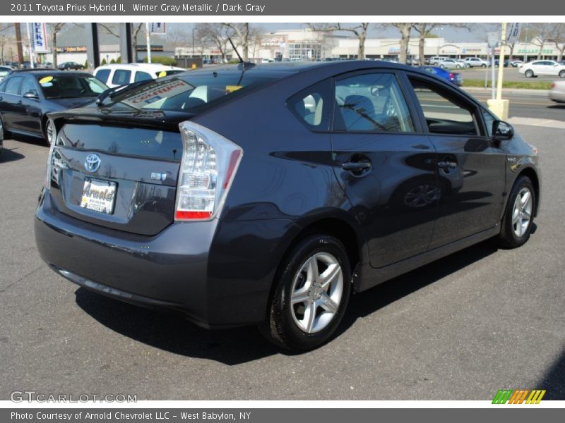 Winter Gray Metallic / Dark Gray 2011 Toyota Prius Hybrid II