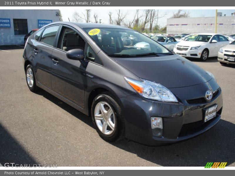 Winter Gray Metallic / Dark Gray 2011 Toyota Prius Hybrid II