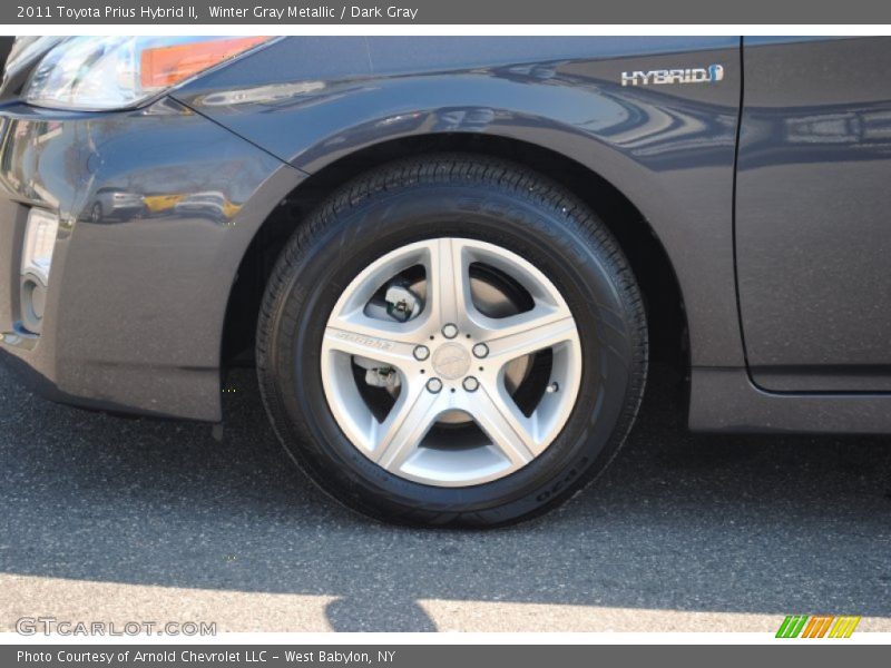 Winter Gray Metallic / Dark Gray 2011 Toyota Prius Hybrid II