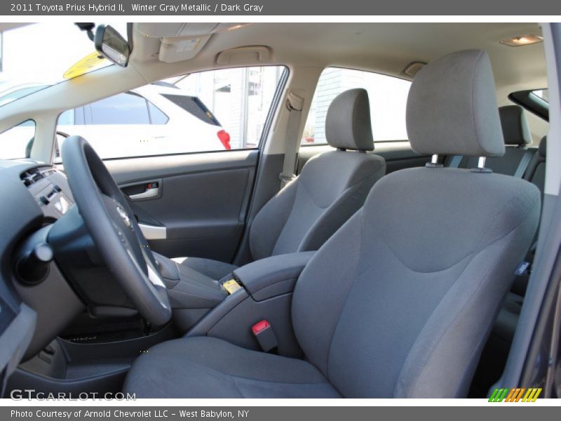 Winter Gray Metallic / Dark Gray 2011 Toyota Prius Hybrid II
