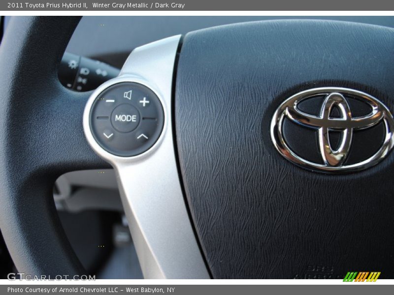 Winter Gray Metallic / Dark Gray 2011 Toyota Prius Hybrid II