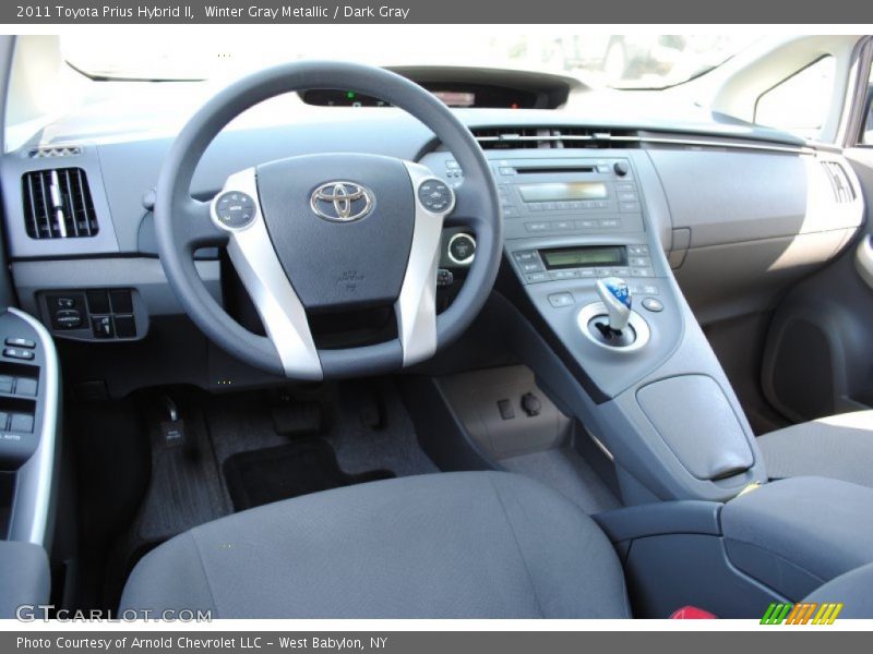 Winter Gray Metallic / Dark Gray 2011 Toyota Prius Hybrid II