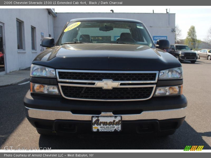 Black / Dark Charcoal 2006 Chevrolet Silverado 1500 LS Extended Cab 4x4