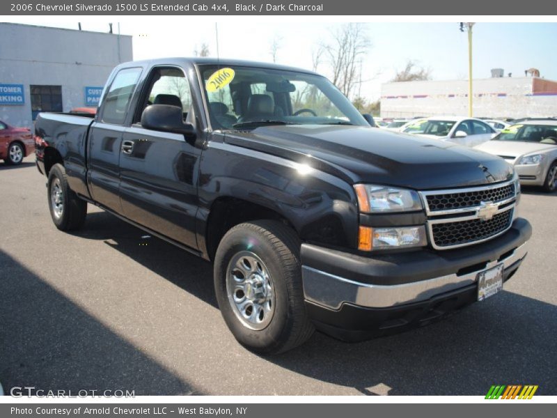 Black / Dark Charcoal 2006 Chevrolet Silverado 1500 LS Extended Cab 4x4