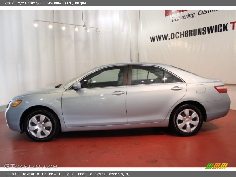 Sky Blue Pearl / Bisque 2007 Toyota Camry LE