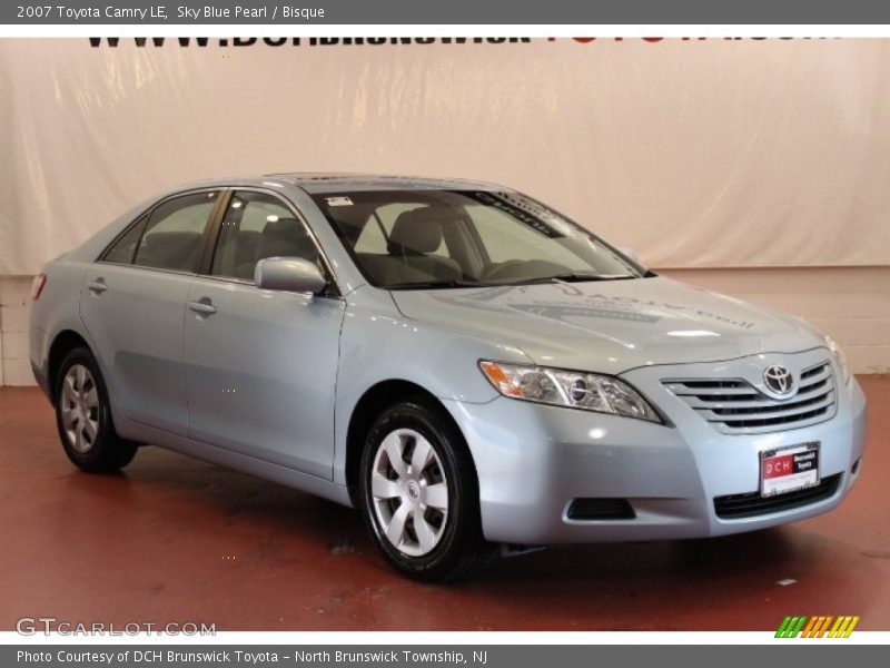 Sky Blue Pearl / Bisque 2007 Toyota Camry LE