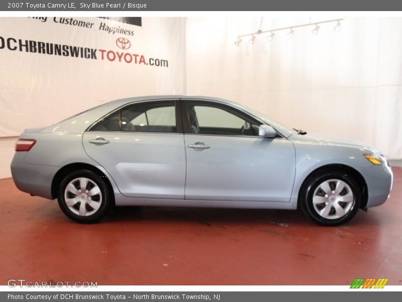 Sky Blue Pearl / Bisque 2007 Toyota Camry LE