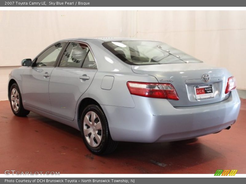 Sky Blue Pearl / Bisque 2007 Toyota Camry LE