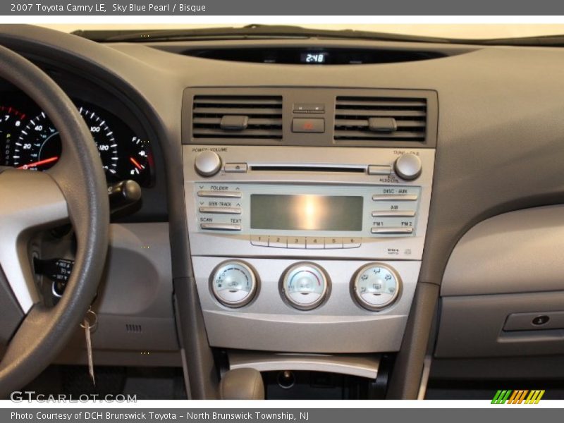 Sky Blue Pearl / Bisque 2007 Toyota Camry LE