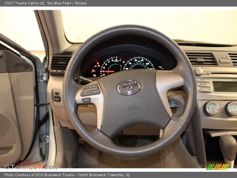 Sky Blue Pearl / Bisque 2007 Toyota Camry LE