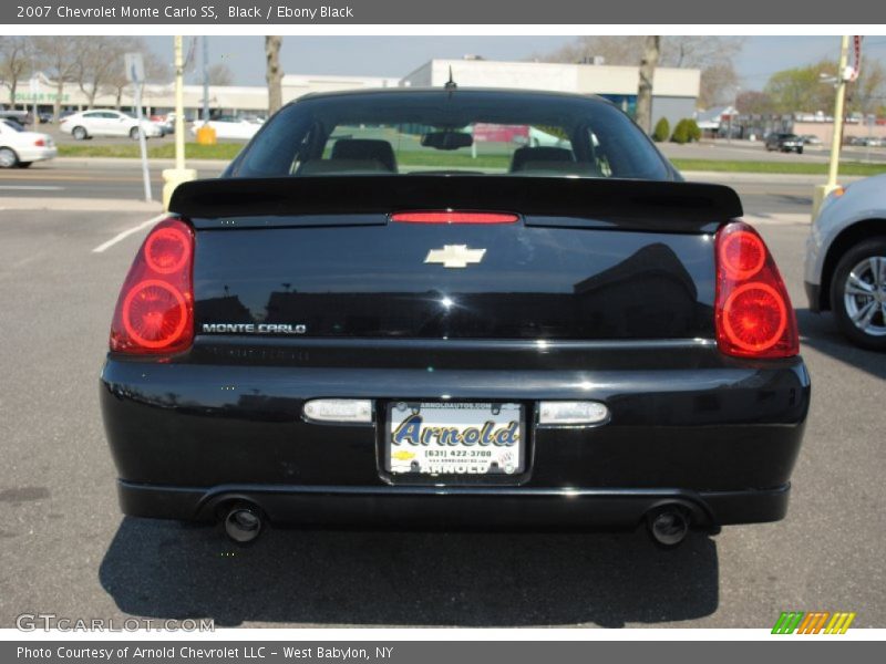 Black / Ebony Black 2007 Chevrolet Monte Carlo SS