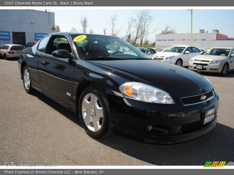 Black / Ebony Black 2007 Chevrolet Monte Carlo SS