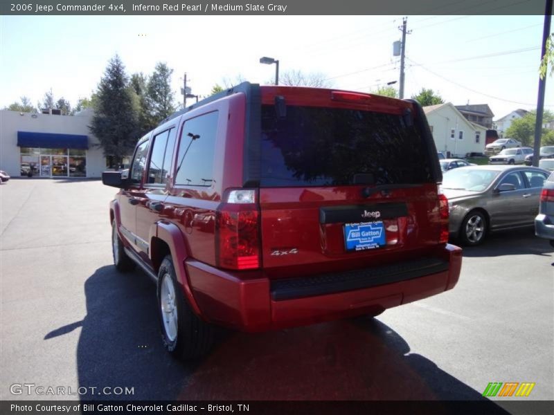 Inferno Red Pearl / Medium Slate Gray 2006 Jeep Commander 4x4
