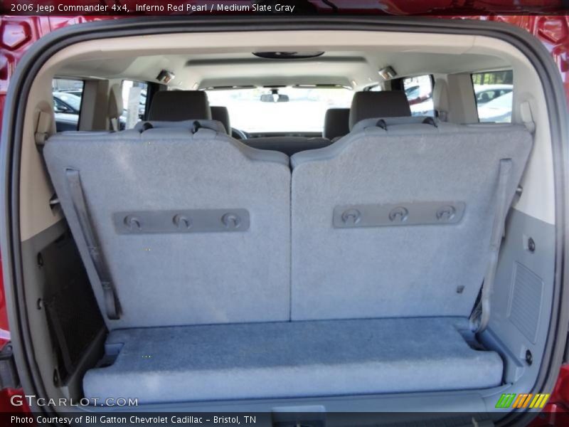 Inferno Red Pearl / Medium Slate Gray 2006 Jeep Commander 4x4