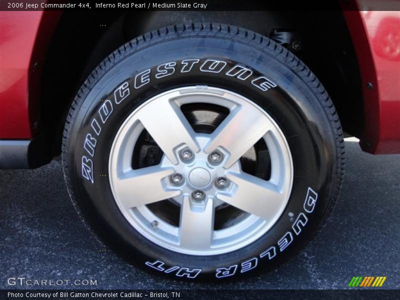 Inferno Red Pearl / Medium Slate Gray 2006 Jeep Commander 4x4
