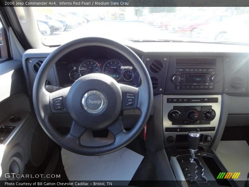 Inferno Red Pearl / Medium Slate Gray 2006 Jeep Commander 4x4